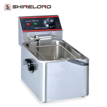 Multifunctional with CE certificate Electric 1-Tank and 1-Basket fryer machine